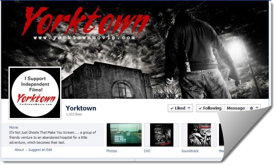 Facebook Page for Yorktown Movie